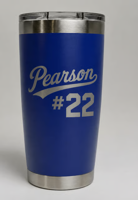 Polar Camel Ringneck Tumbler — Royal Blue (back)