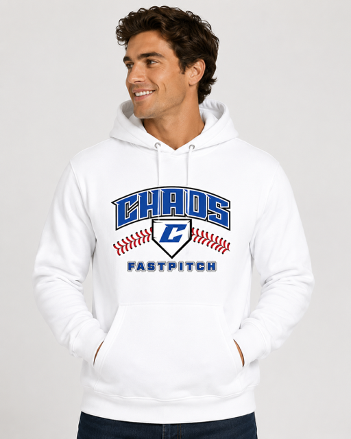 Gildan Unisex Heavy Blend Hoodie — White (front)