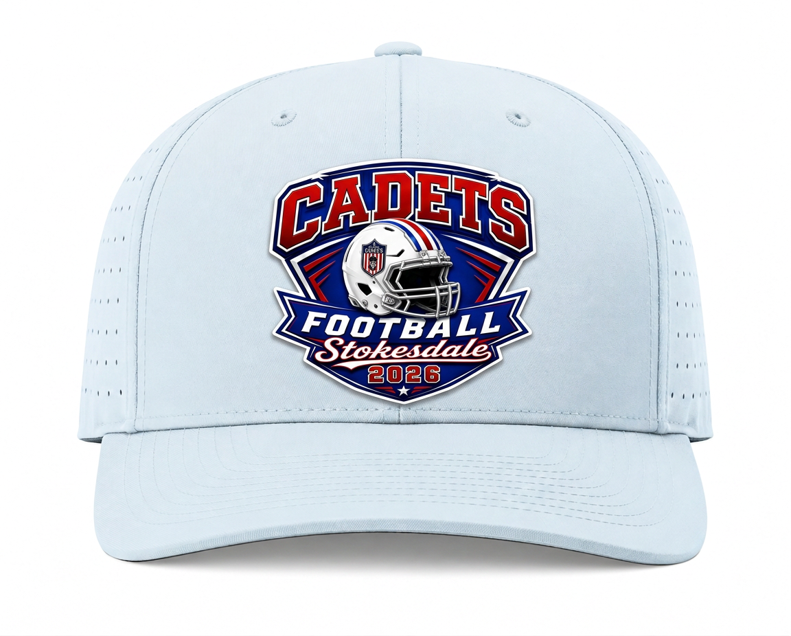 Cadets Richardson 632 Performance Hat — Light Blue (front)