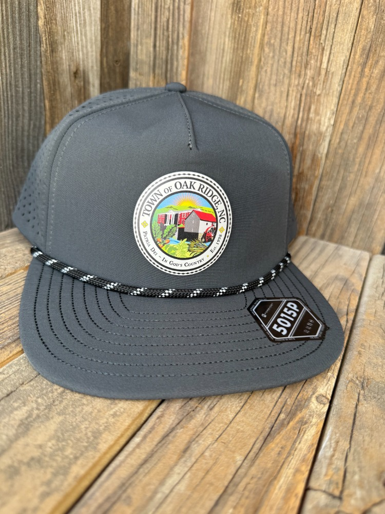 Custom Rope Hat — Foremost 5015P Perforated Flat Bill