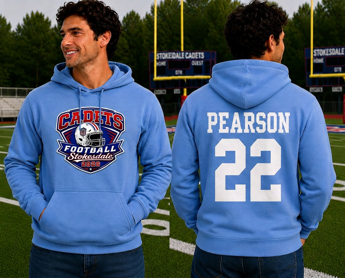 Gildan Unisex Heavy Blend™ Hooded Sweatshirt — Columbia Blue (front)