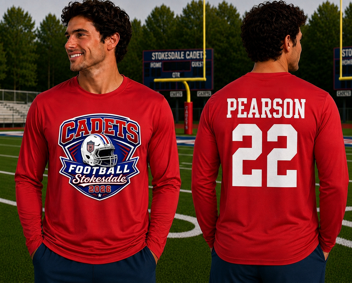 Unisex Performance Long Sleeve T-Shirt — Red (front)