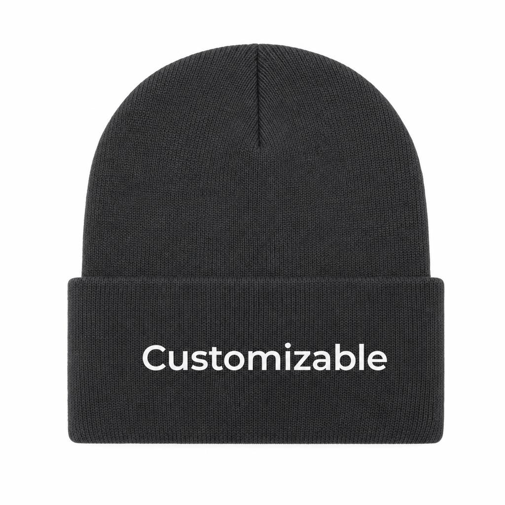 Custom Beanie — JR's Custom Creations Leather Patch