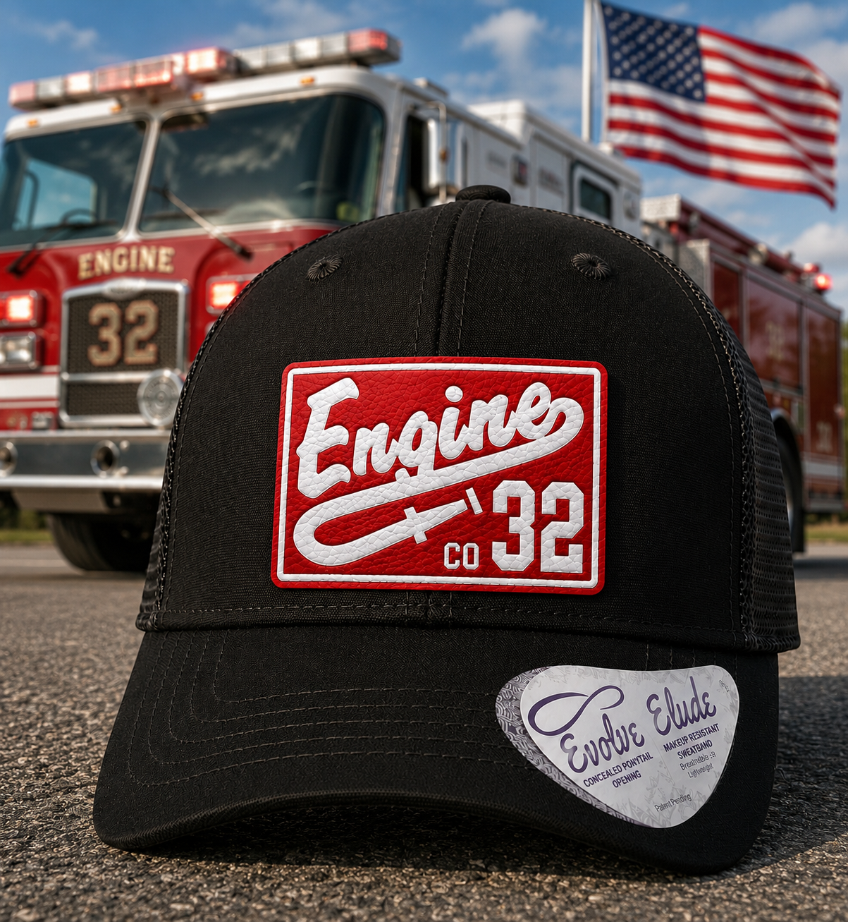 Women's Fireman Trucker Cap — CHARLIE