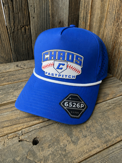 Performance Rope Hat — Royal Blue (front)