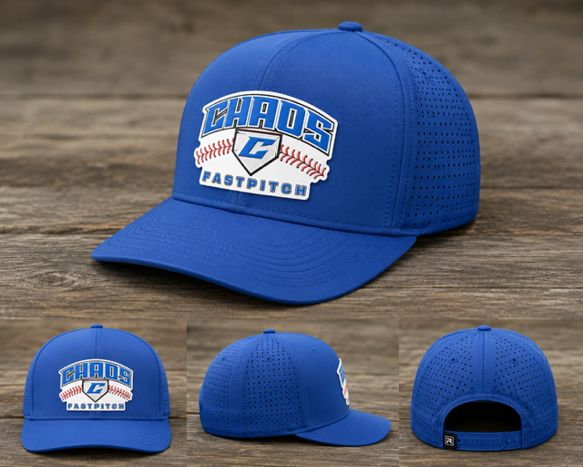 Richardson 632 Performance Hat — Royal Blue — Royal Blue (front)